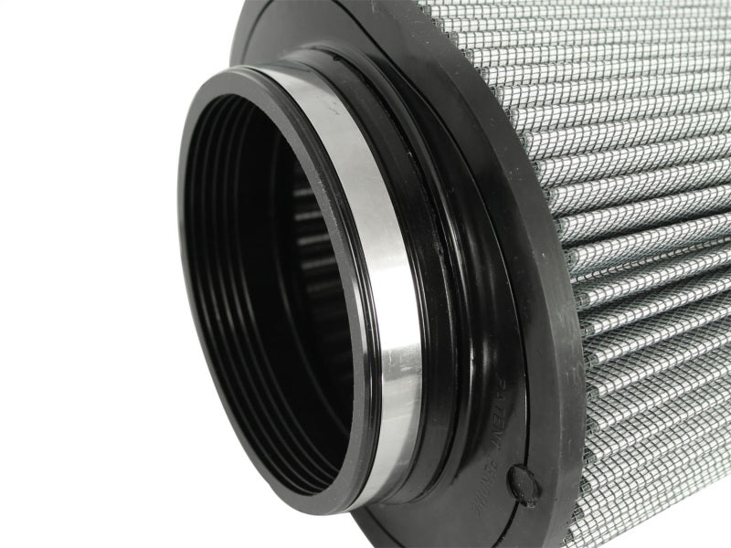 aFe MagnumFLOW ProDry S 5-inch Intake Air Filter for Maximum Performance and Reusability