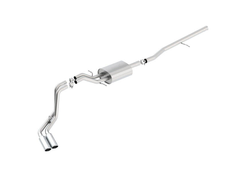 Borla S-Type Cat-Back Exhaust System for 2014-2018 Chevrolet Silverado 1500 & GMC Sierra 1500, 2019 Silverado 1500 LD & Sierra 1500 LD, 5.3L V8 with Side Exit Design