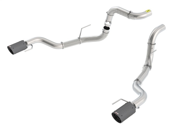 Borla 60640CFBA 3-Inch Tail Pipe Assembly with Carbon Fiber Tips for 2017-2026 Ford F-150 Models