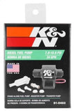 K&N Engineering Part 81-0403 Performance Electric Fuel Pump for Diesel Vehicles
