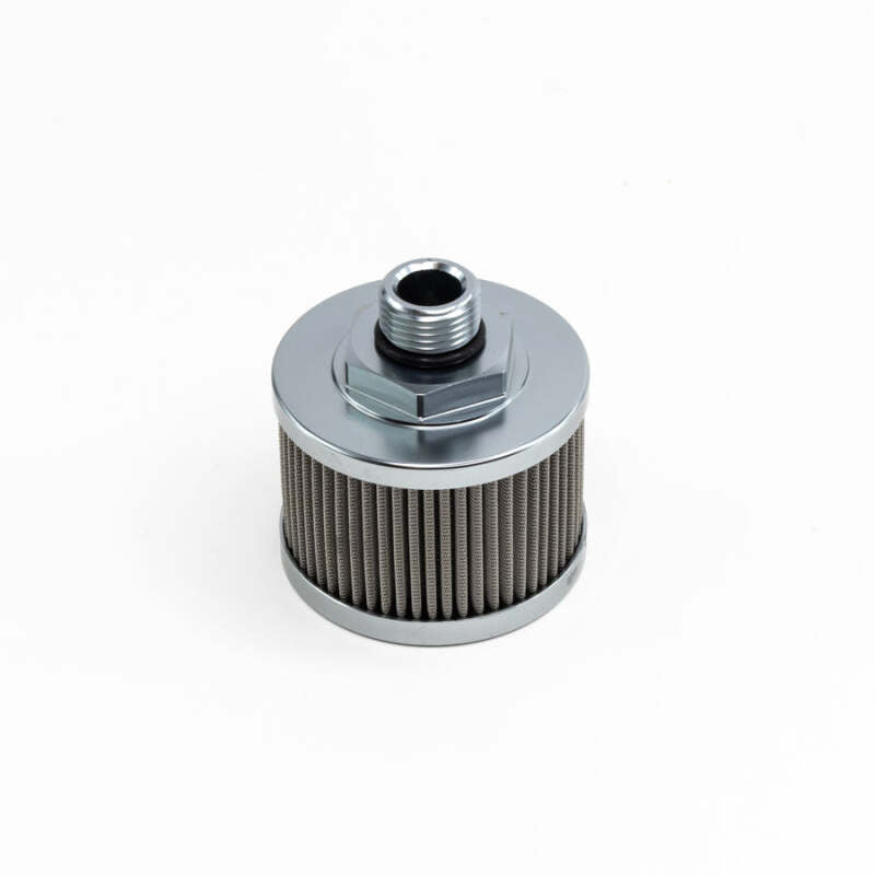 DeatschWerks Stainless Steel 8AN 100 Micron Universal Fuel Pump Pre-Filter for In-line Fuel Pumps