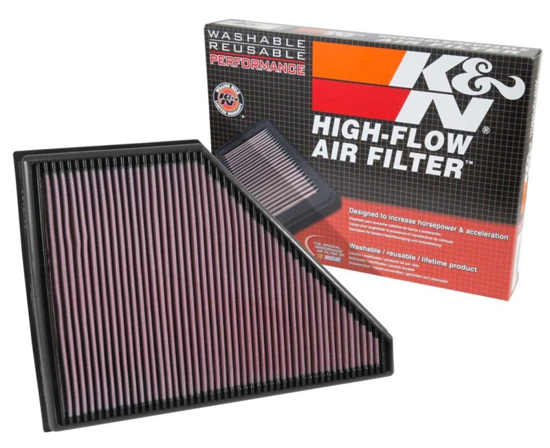 K&N Engineering 33-5056 High-Flow Drop-In Air Filter for 2017-2018 Cadillac XT5 and GMC Acadia 3.6L V6