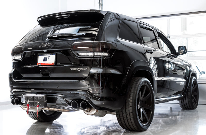 AWE Tuning Track Edition Exhaust for Jeep Grand Cherokee SRT & Trackhawk – Stock Tip Compatible