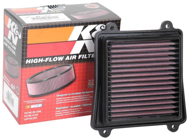 K&N Engineering BA-3717 High-Flow Replacement Air Filter for 2017 Bajaj Dominar 400