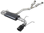 aFe Large Bore HD 3-inch Stainless Steel Cat-Back Exhaust with Black Tips for Jeep Grand Cherokee WK2 (2014-2019) V6-3.6L
