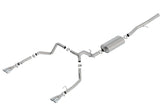 Borla 19 Chevrolet Silverado & GMC Sierra 6.2L SS Touring Cat-Back Exhaust with Square Chrome Tips (Part #140782)