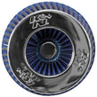 K&N Engineering Universal Air Filter Chrome Round Tapered – 4-inch Flange ID, 1.125-inch Flange Length, 5.5-inch Height