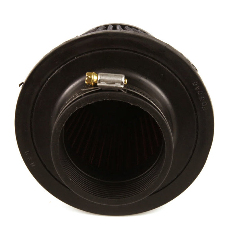 K&N Engineering Universal Rubber Air Filter with 3-Inch Flange, 6-Inch Base, and 4-Inch Top for Automotive and Equipment Applications