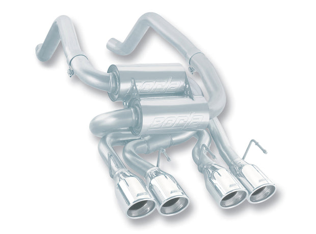 Borla S-Type Axle-Back Exhaust System for Chevrolet Corvette 2005-2008 with 6.0L/6.2L V8 Engines