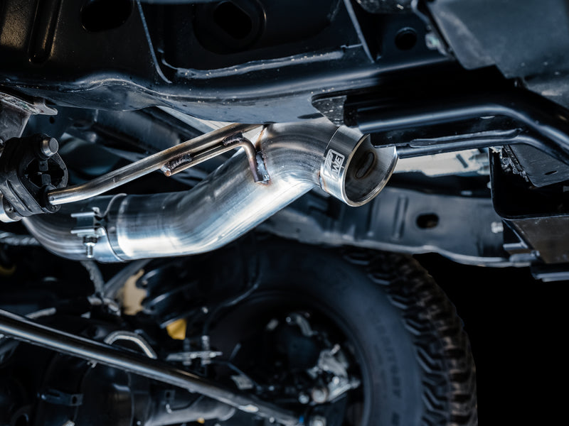AWE Tuning 0FG Exhaust System for Ford Bronco with BashGuard™ - No Tips