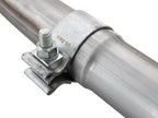 aFe Power Twisted Steel Y-Pipe for Jeep Wrangler 2012-2018 V6 3.6L - Stainless Steel Mandrel-Bent Exhaust Connection