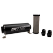 DeatschWerks Stainless Steel 10AN Inline Fuel Filter Housing Kit (160mm) – 10 Micron