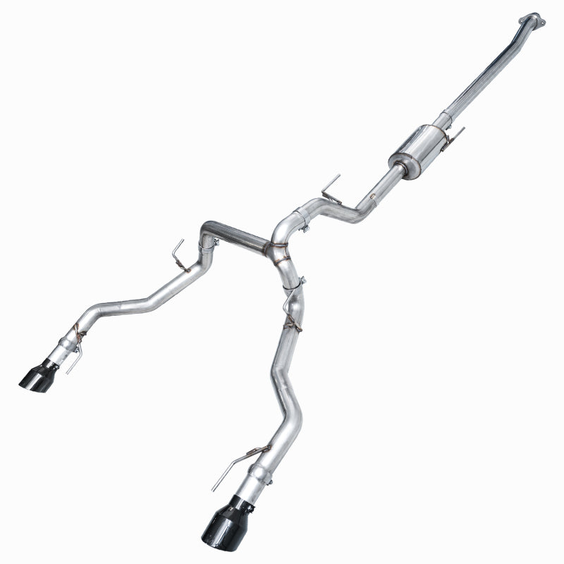 AWE Tuning 2021+ Ford F-150 Tremor Non-Resonated Catback Exhaust with Diamond Black Tips
