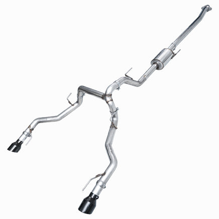 AWE Tuning 2021+ Ford F-150 Tremor Non-Resonated Catback Exhaust with Diamond Black Tips