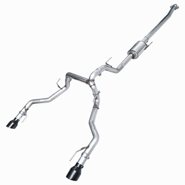 AWE Tuning 2021+ Ford F-150 Tremor Non-Resonated Catback Exhaust with Diamond Black Tips