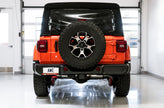 AWE Tuning 2018+ Jeep Wrangler JL/JLU Tread Edition Axle-Back Dual Exhaust with Diamond Black Tips