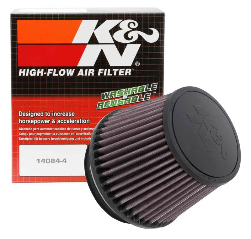 K&N Engineering Universal X Stream Clamp-On Air Filter – 4-1/2 Inch Flange, 5-7/8 Inch Base, 4-1/2 Inch Height