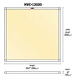 K&N HVAC Filter - 20 x 20 x 1, Reusable Pleated Synthetic Air Filter with MERV 11 Rating