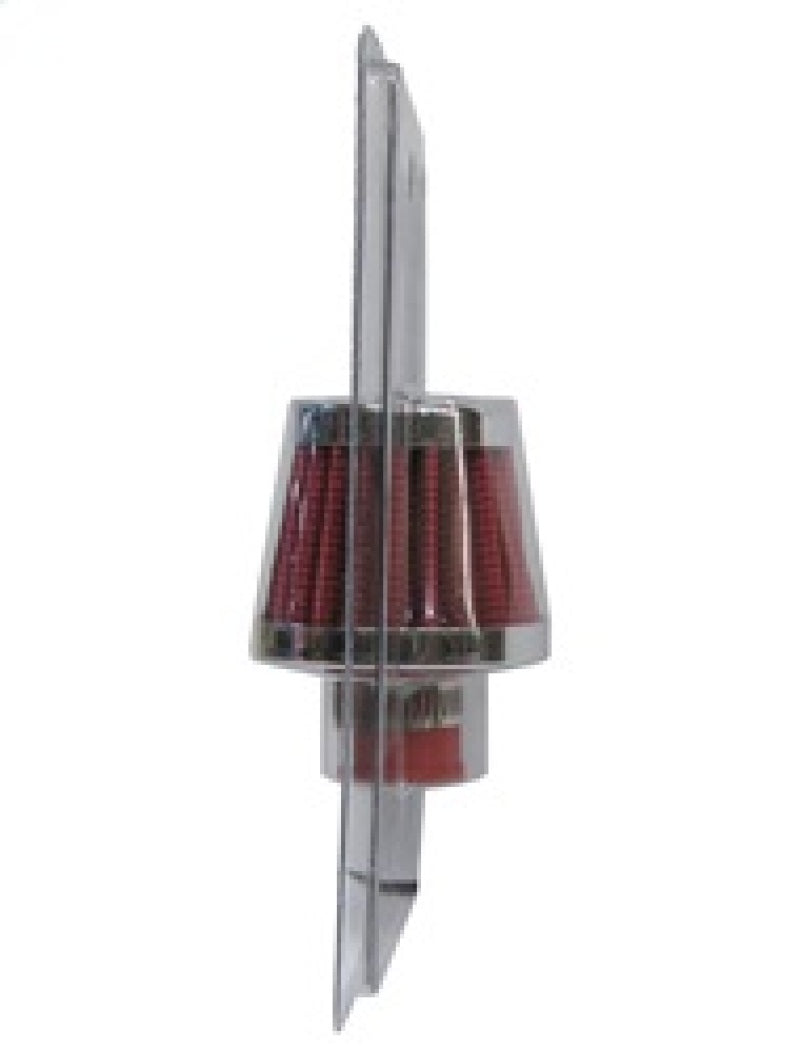 K&N Engineering 62-1600RD Crankcase Vent Filter with Chrome Top and Steel Base for Classic and Racing Engines