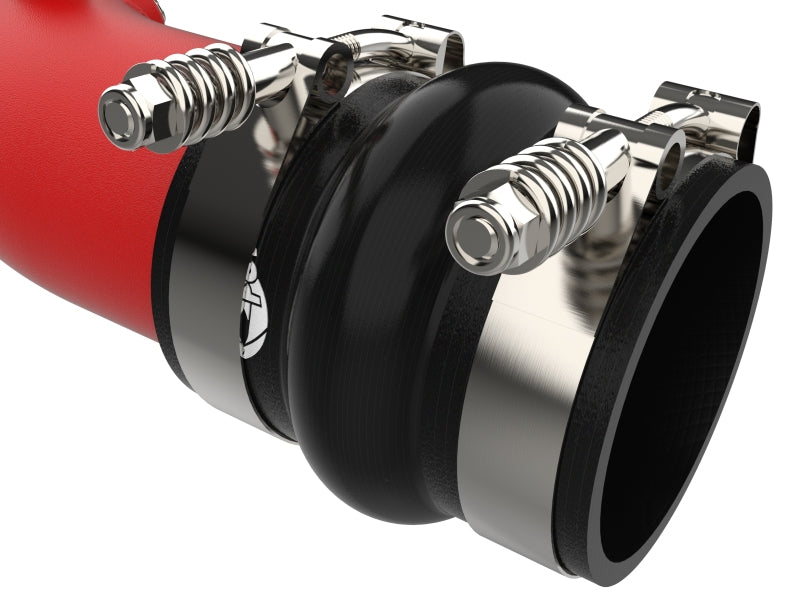 aFe Power BladeRunner Aluminum Hot and Cold Charge Pipe Kit for Ford F-250 and F-350 6.7L Diesel - Red