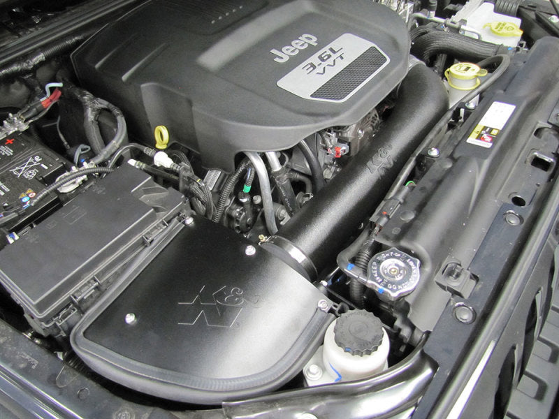 K&N Engineering 57-1566 Performance Intake Kit for Jeep Wrangler V6 3.6L (2012-2014)