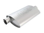 Borla ProXS Universal Oval Muffler 2.5-inch Offset Inlet and Center Outlet – 14x4x9.5 inches