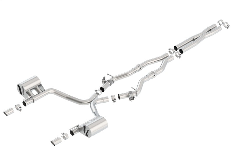 Borla ATAK Cat-Back Exhaust for 2017-2023 Dodge Charger R/T 5.7L V8 with MDS Valves