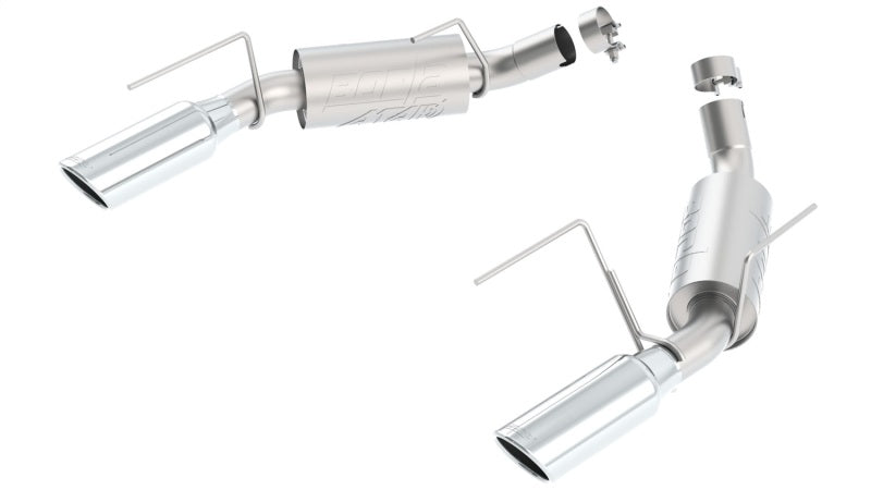 Borla ATAK Axle-Back Exhaust System for 2005-2009 Ford Mustang GT & Shelby GT500 by Borla Part 11806