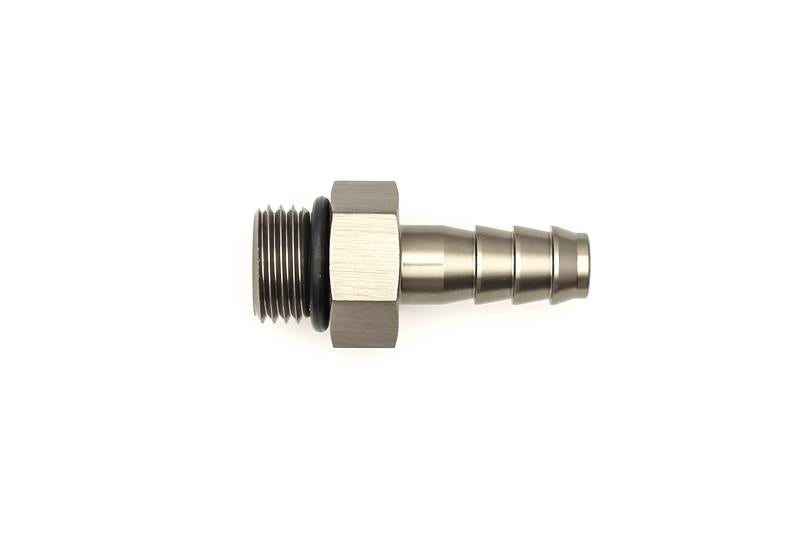 DeatschWerks 6AN ORB Male to 5/16 inch Male Triple Barb Fitting with O-Ring
