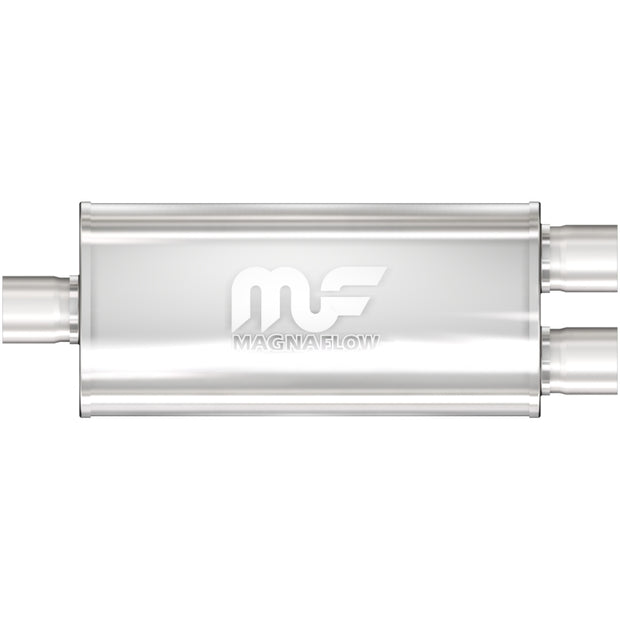 MagnaFlow 12198 Oval Straight-Through Performance Muffler for GMC Suburban and V1500 – 5x8 Inch