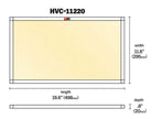 K&N HVAC Filter - 12 x 20 x 1, Reusable Pleated Synthetic Filter with MERV 11 Rating