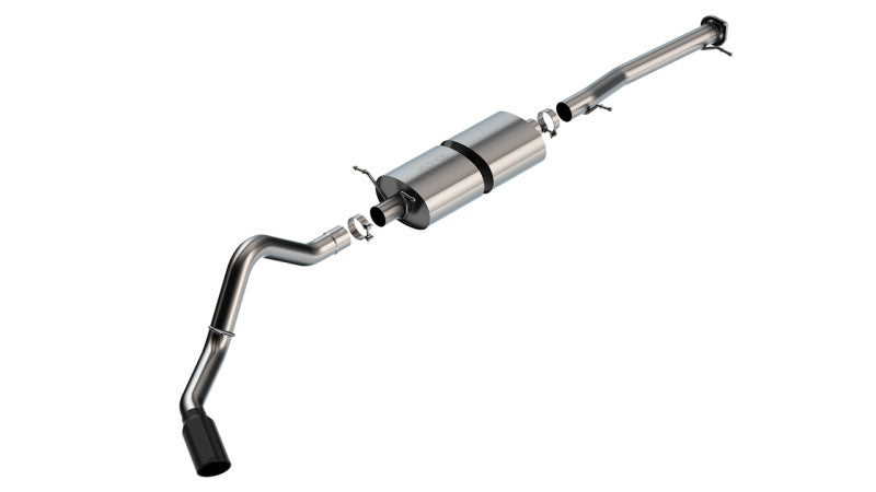 Borla T-304 Stainless Steel S-Type Cat-Back Exhaust System for 2020-2025 Chevrolet Silverado 2500/3500 and GMC Sierra 2500/3500 6.6L V8, Crew Cab with Standard Bed