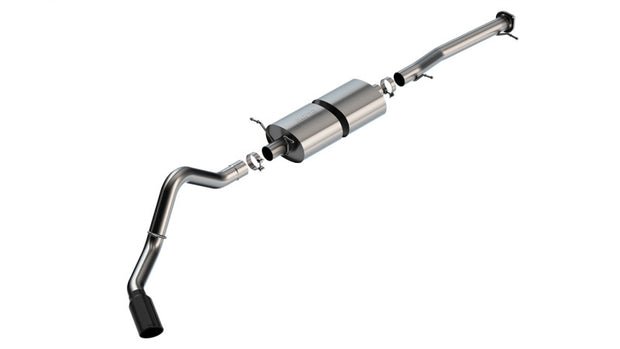 Borla T-304 Stainless Steel S-Type Cat-Back Exhaust System for 2020-2025 Chevrolet Silverado 2500/3500 and GMC Sierra 2500/3500 6.6L V8, Crew Cab with Standard Bed