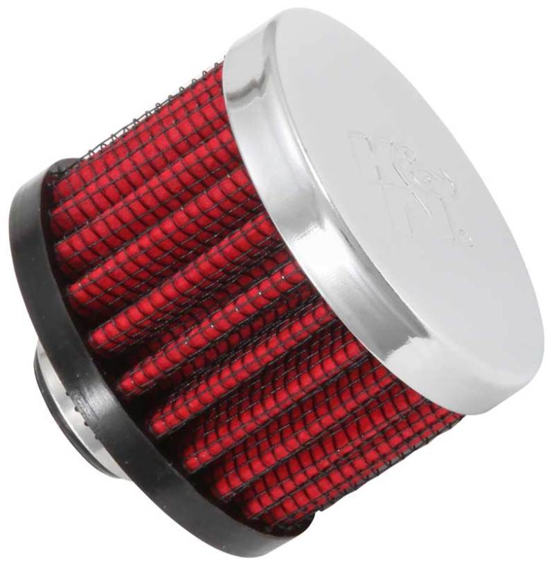 K&N Engineering 62-1320 Clamp-On Rubber Base Crankcase Vent Filter for Classic and Racing Engines