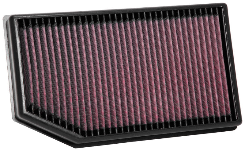 K&N Engineering 33-5076 High-Flow Drop-In Air Filter for 2018-2019 Jeep Wrangler JL 2.0L/3.6L