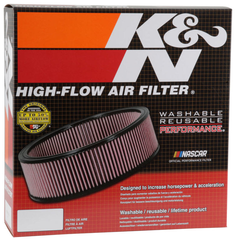 K&N Engineering E-3750 High-Flow Reusable Air Filter for GMC Suburban and V1500 Models