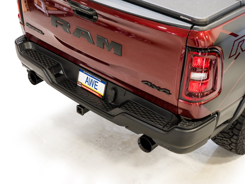 AWE Tuning 2025+ Ram 1500 3.0TT Rebel Cat-Back Exhaust with Diamond Black Tips - Part 3015-33531