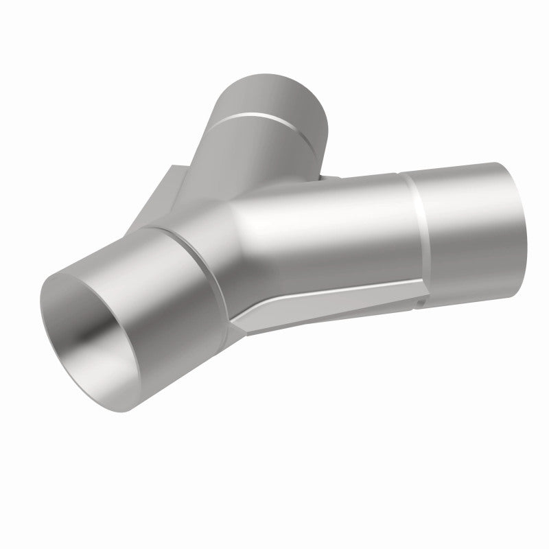 MagnaFlow Part 10733 Stainless Steel Exhaust Y-Pipe – 2.50 inch Diameter, 70 Degree Bend