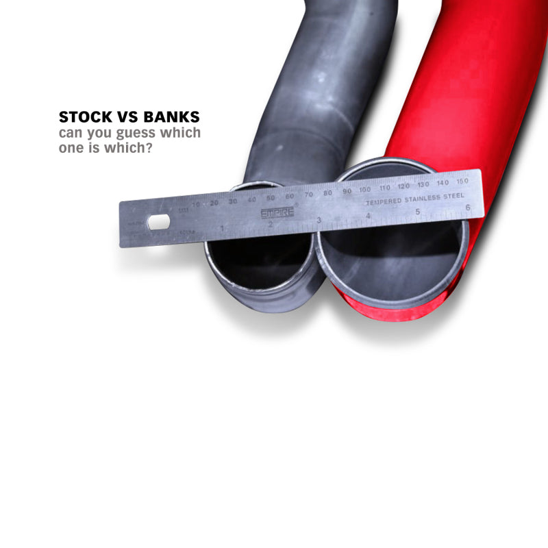 Banks Power 04.5-09 Chevy 6.6L Boost Tube Upgrade Kit with Red Powder Coat