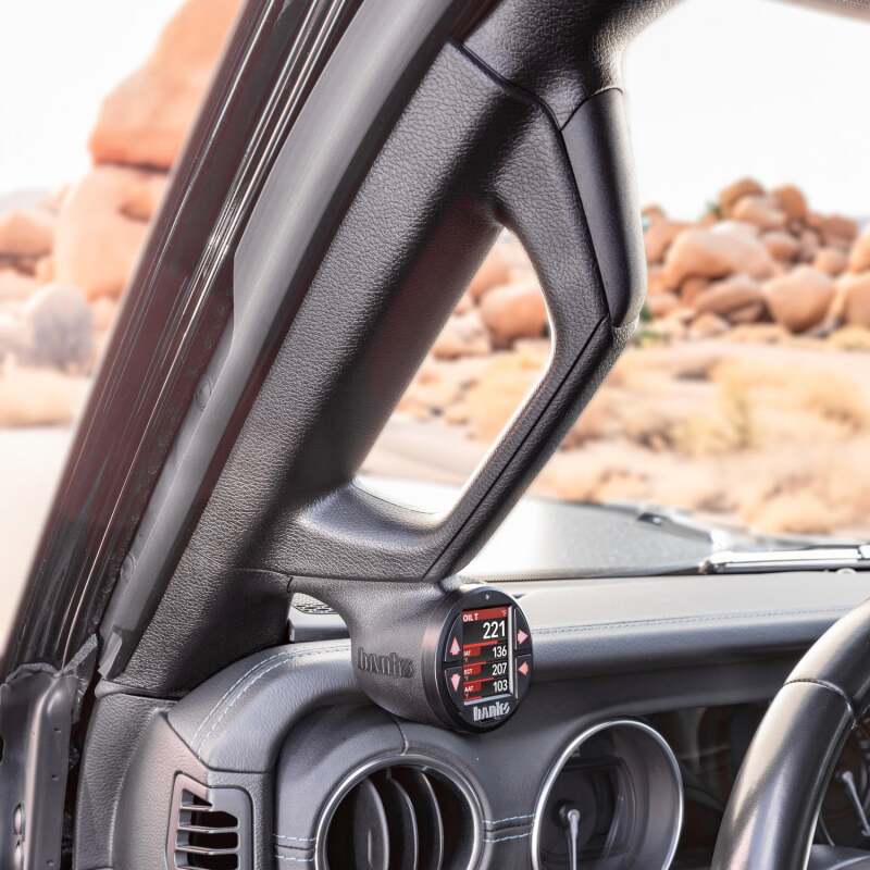 Banks Power 2018-2023 Jeep Gauge Pod Kit - Lower Mount for iDash® Gauges