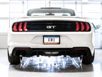 AWE Tuning Touring Edition Cat-Back Exhaust for 2018-2023 Ford Mustang GT - Quad Diamond Black Tips