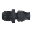 DeatschWerks 8AN Male Flare to 5/16 Inch Hardline Compression Adapter - Anodized Matte Black