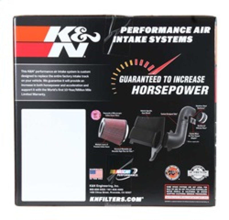 K&N Engineering 57-1561 High-Flow Cold Air Intake System for Dodge Ram and Ram 2500 V8 5.7L