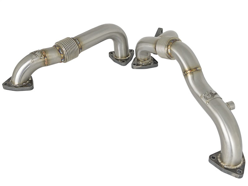 aFe Twisted Steel Header Up-Pipe for 2008-2010 Ford F-250 Super Duty V8-6.4L Diesel Trucks