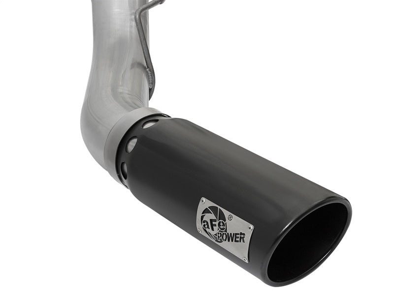 aFe ATLAS 5-Inch DPF-Back Aluminized Steel Exhaust System with Black Tip for 2017 Ford F-250/F-350 6.7L Diesel