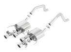 Borla ATAK Axle-Back Exhaust System for 2015-2019 Chevrolet Corvette C7 Z06 & Grand Sport with NPP Valves