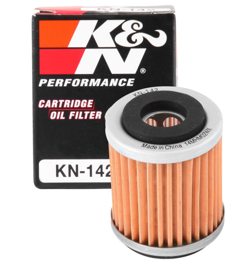 K&N Engineering Part KN-142 Powersports Cartridge Oil Filter for Yamaha 1987-1990 YFM350 Models
