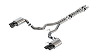 Borla 2024-2025 Ford Mustang GT 5.0L V8 ATAK Cat-Back Exhaust System with Black Chrome Tips