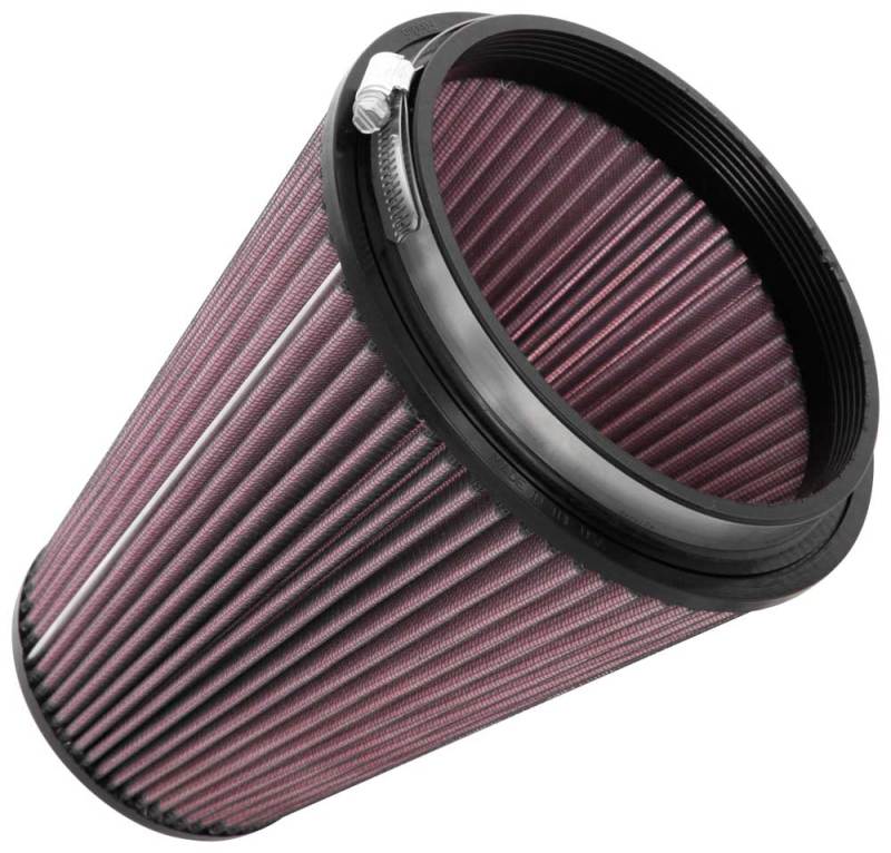 K&N Engineering Universal Clamp-On Air Filter - 6 inch Flange / 7-1/2 inch Body / 4-1/2 inch Top / 9 inch Height