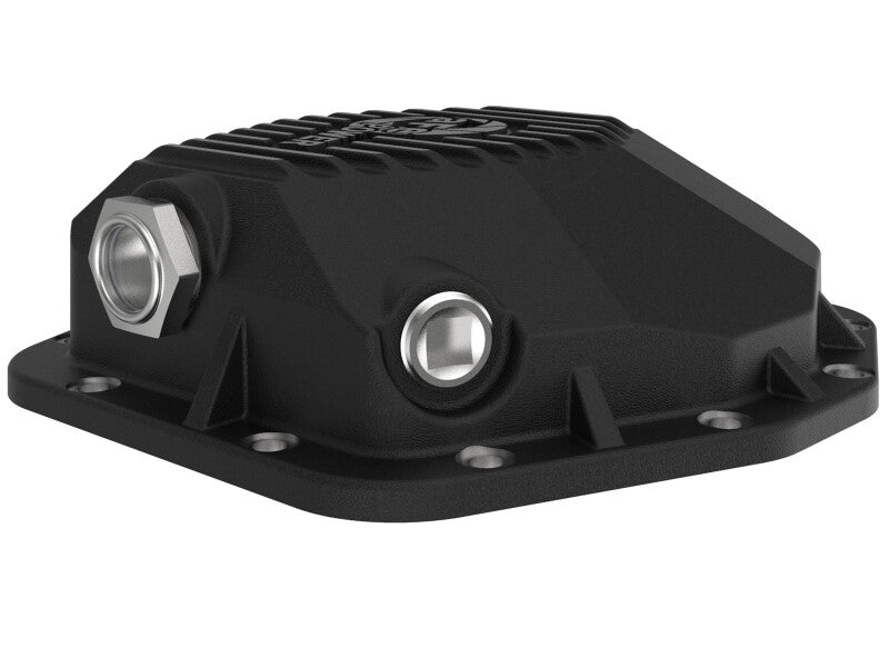 aFe Power 46-71290B Street Series Rear Differential Cover for Ford Bronco 2021-2022 with Dana M220 Axle - Black with Machined Fins